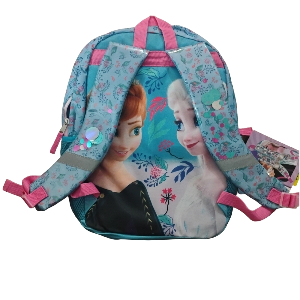 🚨5 For $25🚨 Frozen Backpack with Sequins 17" - Picture 3 of 3